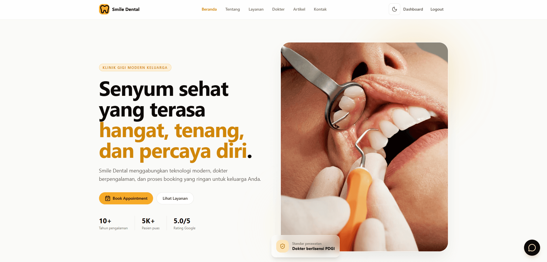 DentalCare — Clinic Management System preview